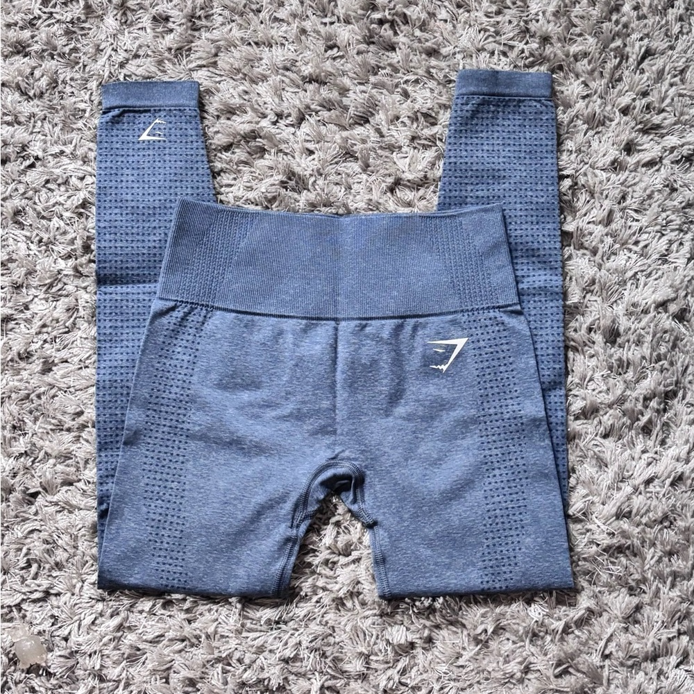💥SOLD💥 Gymshark Blue Textured Leggings